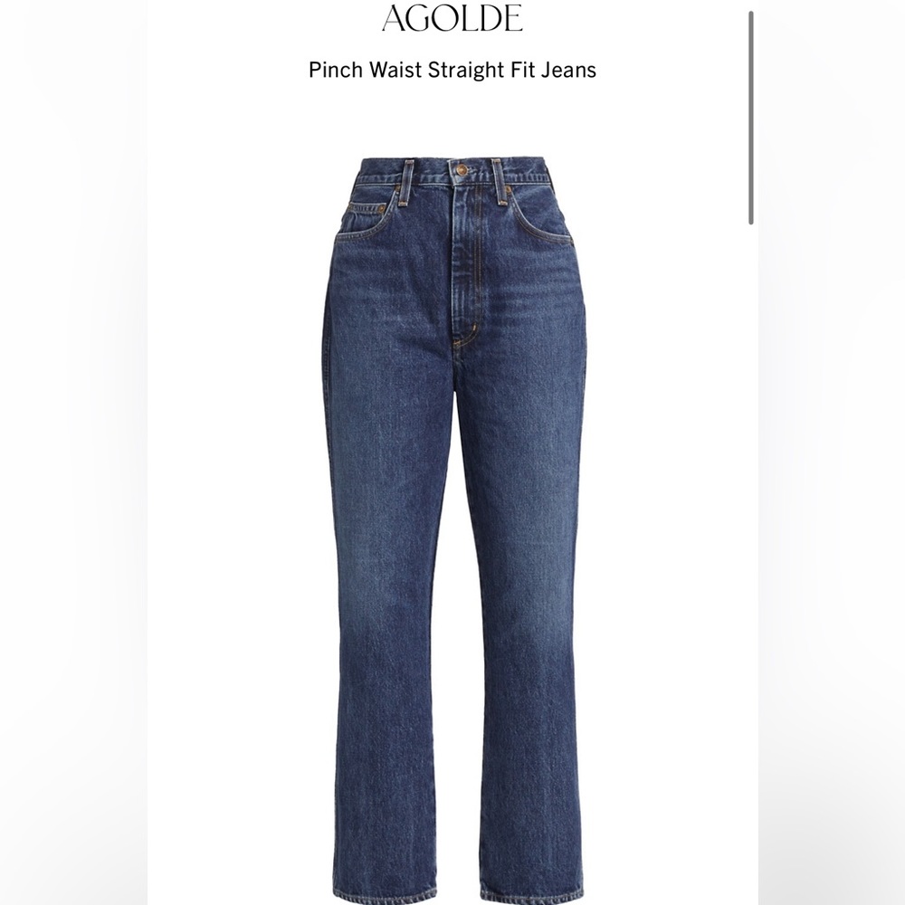 Agolde Pinch Waist Straight Jean | Size 30 (8-10) - Picture 8 of 8